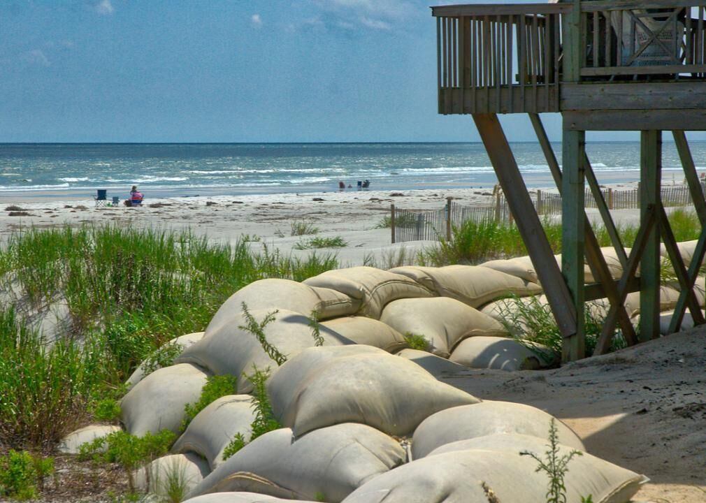 #4. Stockpile sandbags, plywood, plastic sheeting, and other useful supplies